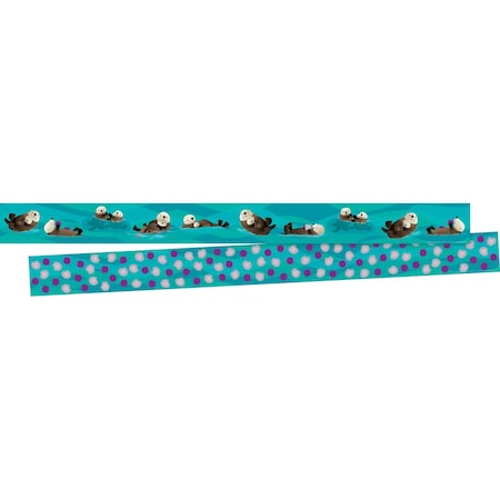 Barker Creek Sea & Sky Otters Double-Sided Border, 24/set, PK24 4014